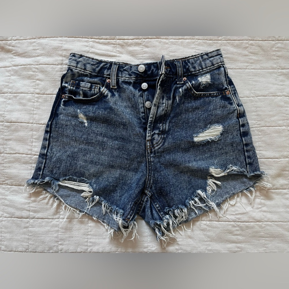 Wild Fable Distressed Denim Jean Shorts Highest Rise